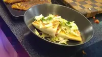 Mexican Spice Dory Quesadillas, camilan khas Meksiko. (Liputan6.com/Henry)