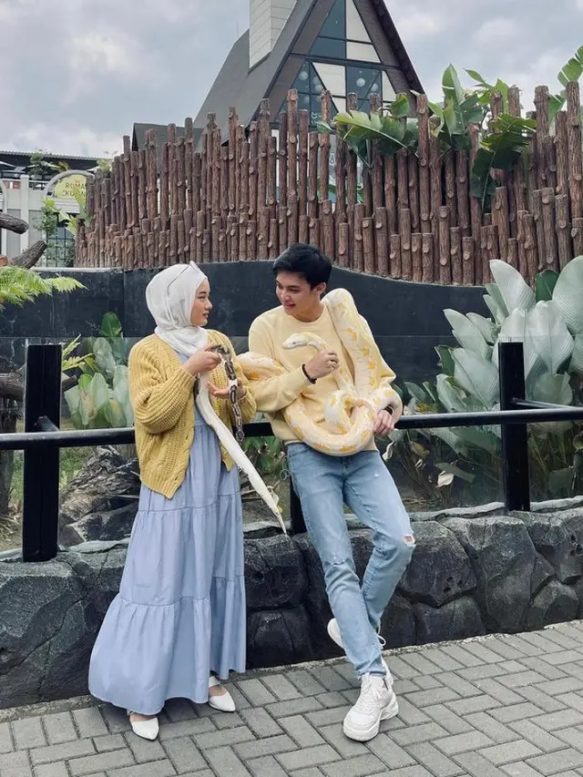10 Potret Dinda Hauw dan Rey Mbayang yang Kerap Tampil Kompak Pakai Matching Outfit