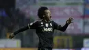 Pemain Juventus, Juan Cuadrado menjadi salah satu pencetak gol kemenangan timnya pada pekan ke-24 Liga Italia. (REUTERS/Max Rossi)