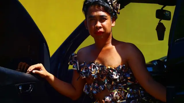 Pria bernama asli Ahmad Jaelani itu, membeli karena takut begal.(Liputan6.com/Ahmad Akbar Fua)