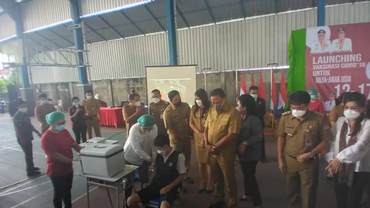 Jika semua telah divaksin maka akan ada evaluasi kembali untuk pelaksanaan tatap muka sekolah di Sulut.