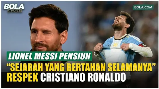 Lionel Messi Pensiun dari Timnas Argentina, Cristiano Ronaldo Kirim Pesan Penuh Respek: “Sejarah yang Bertahan Selamanya”