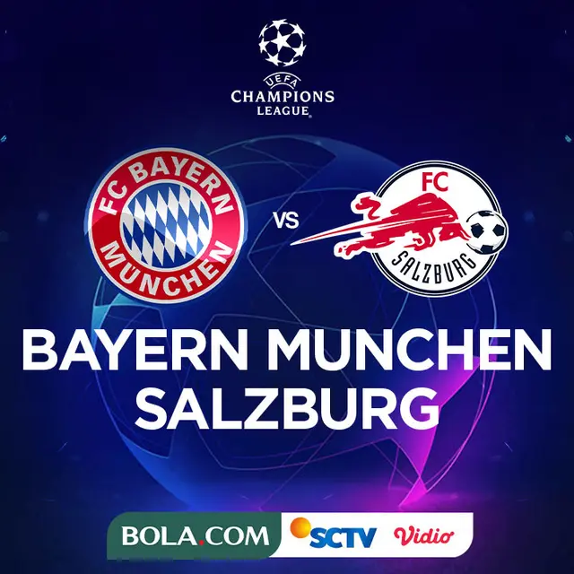 Liga Champions - Bayern Munchen Vs Salzburg