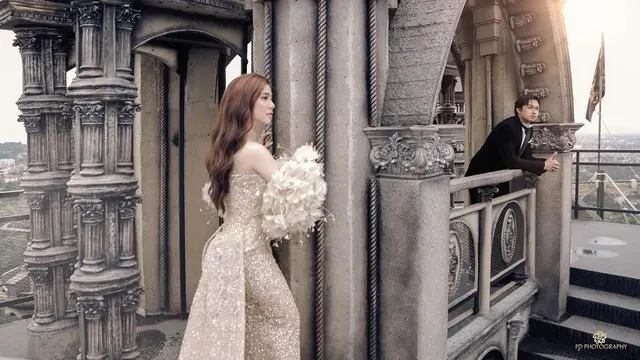 6 Gaya Prewedding Felicya Angelista dan Caesar Hito, Bak Putri dan Pangeran