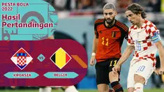 Berita Motion grafis hasil pertandingan Piala Dunia 2022. Timnas Kroasia pastikan lolos ke babak 16 besar, usai bermain imbang lawan Timnas Belgia.