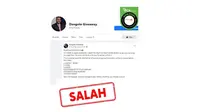 Cek Fakta Aliko Dangote bagikan bantuan di Facebook