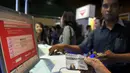 Pengunjung Career Expo wajib memiliki tiket masuk untuk bisa melamar ke perusahaan peserta pameran (Liputan6.com/Johan Tallo)