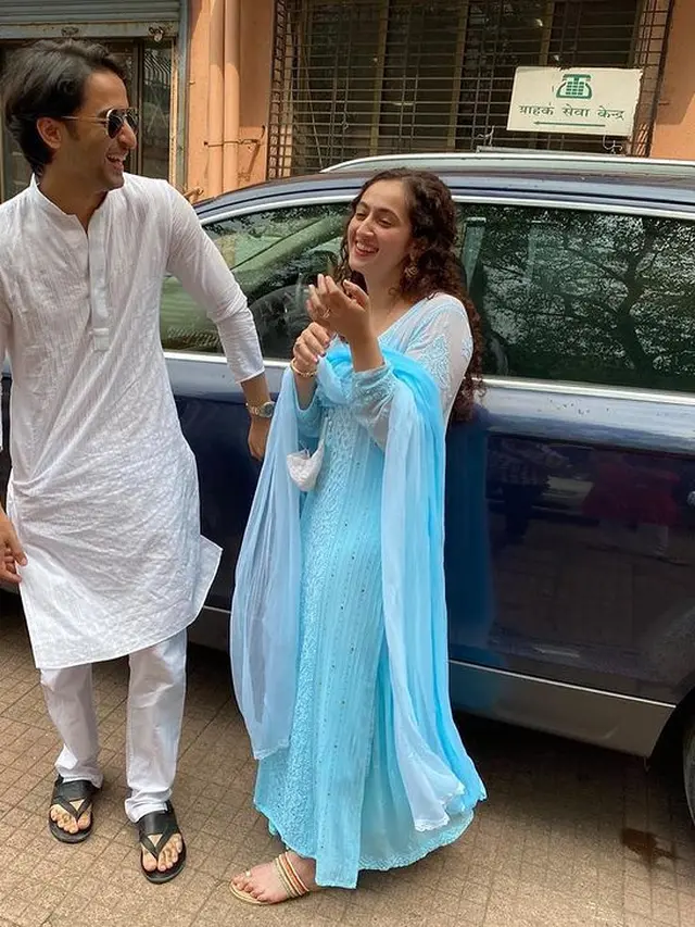 Momen Pernikahan Shaheer Sheikh dan Ruchika Kapoor. (Sumber: Instagram/shaheernsheikh)