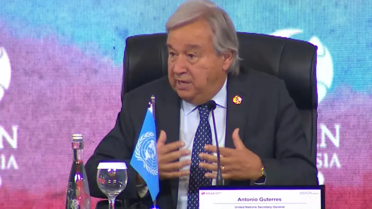 Sekretaris Jenderal (Sekjen) Perserikatan Bangsa-Bangsa (PBB) Antonio Guterres