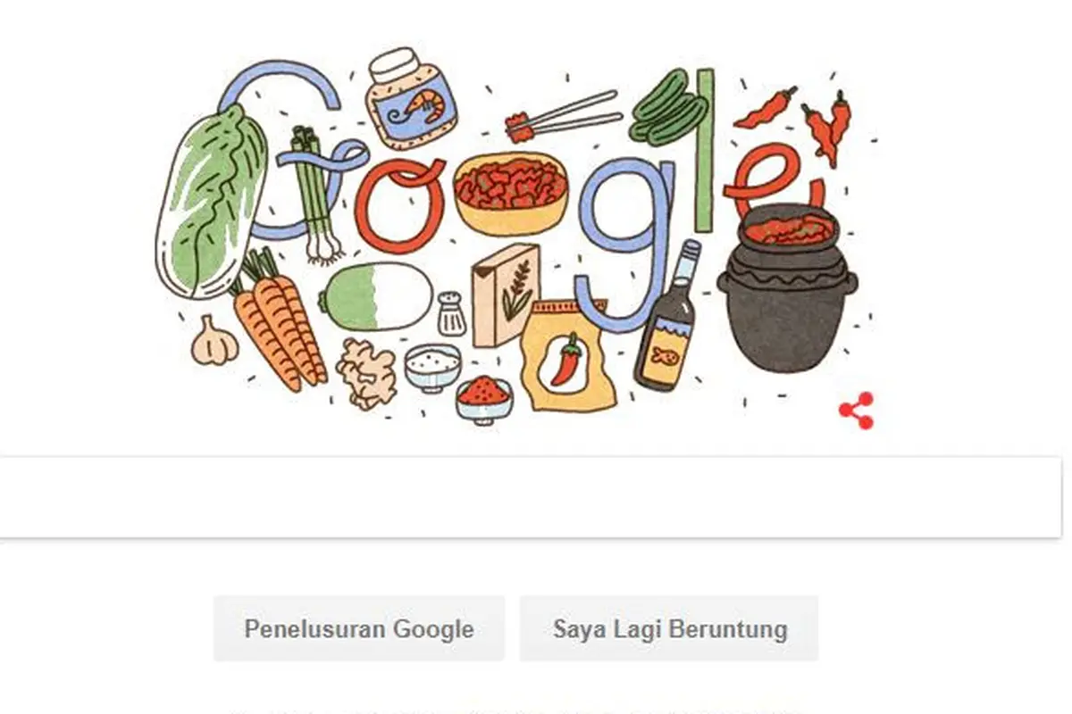 [Bintang] Jadi Google Doodle Hari Ini, Apa Itu Kimchi?