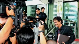 Rida Mulya diperiksa KPK sebagai saksi untuk tersangka dugaan korupsi dan pemerasan di Kementerian ESDM dengan tersangka Jero Wacik, Jakarta, Jumat (12/9/2014) (Liputan6.com/Andrian M Tunay)