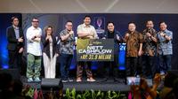 Malam Apresiasi Piala Presiden 2024 diselenggarakan di SCTV Tower, Jakarta Pusat, pada Kamis (19/12/2024) malam WIB. (Bola.com/Bagaskara Lazuardi)