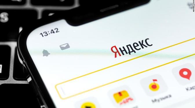 Yandex (YNDX), perusahaan pencarian Rusia.