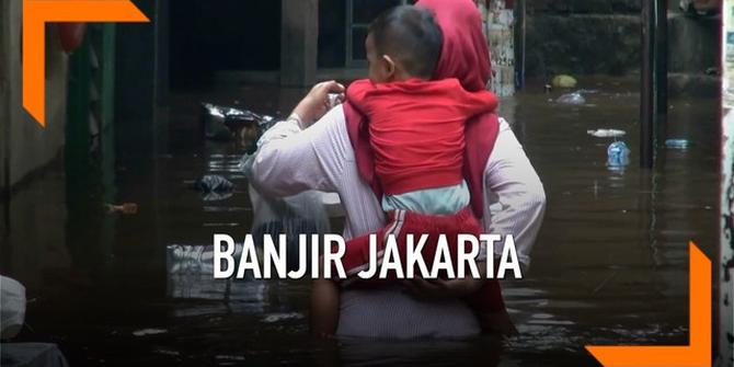 VIDEO: Banjir Kiriman Melanda Wilayah Jakarta Timur