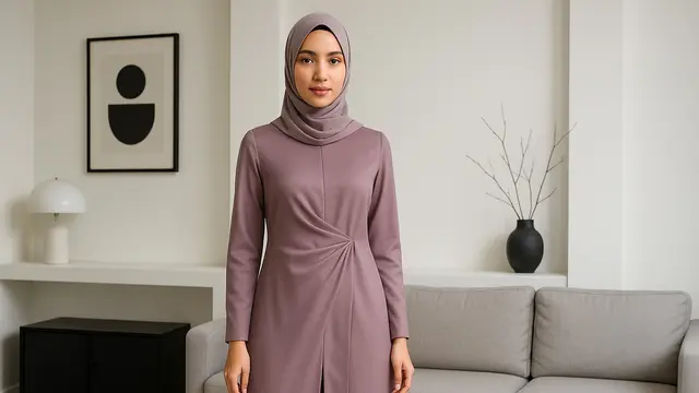 7 Model Kebaya Polos Simple Tapi Mewah, Elegan tanpa Perlu Banyak Aksen