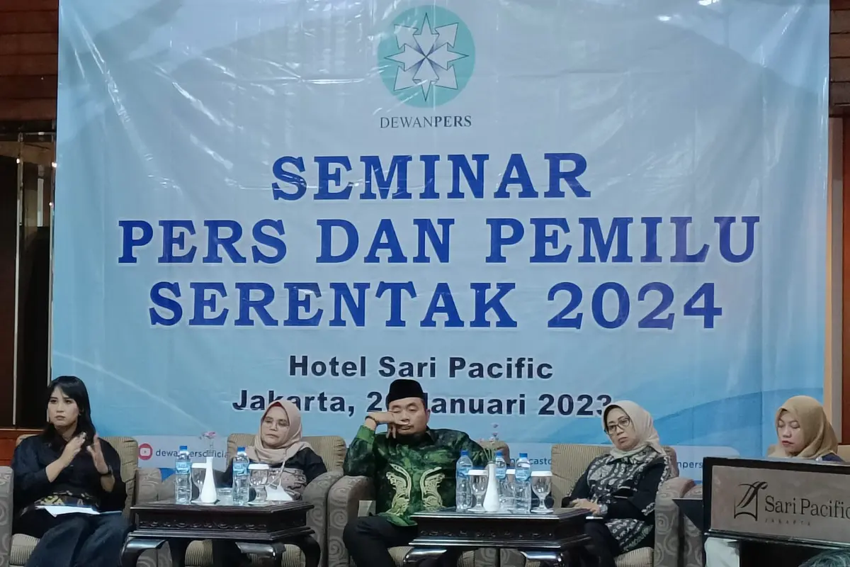 Dewan Pers menggelar Seminar Pers dan Pemilu Serentak 2024 Seminar Pers dan Pemilu Serentak 2024, di Jakarta, Kamis (26/1/2023).
