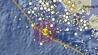 Gempa Magnitudo 5,0 Guncang Enggano Bengkulu