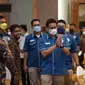 Menteri Pariwisata dan Ekonomi Kreatif Sandiaga Uno dan Ketua Umum DPP Gerakan Ekonomi Kreatif Nasional (Gekraf) Kawendra Lukistian.