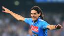 Edinson Cavani - Pemain asal Uruguay ini bermain untuk Napoli pada tahun 2010 hingga 2013. Saat berseragam Napoli, Cavani membawa Napoli menjuarai Coppa Italia tahun 2012 dan juga menjadi top skor Liga Italia musim 2012-2013. (AFP/Alberto Pizzoli)