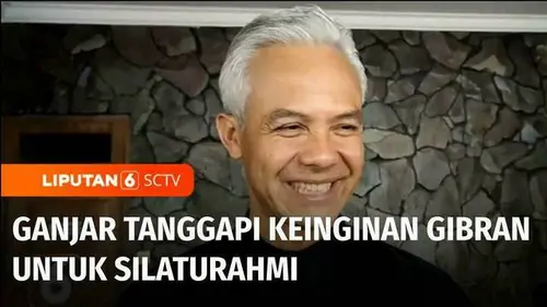 VIDEO: Ganjar Pranowo Tanggapi Keinginan Gibran untuk Bersilaturahmi dengan Tokoh Politik