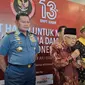 Wakil Presiden (Wapres) Ma'ruf Amin saat menghadiri Puncak Peringatan HUT ke-13 BNPT di Djakarta Theater Jakarta Pusat, Jumat (28/7/2023). (Liputan6.com/Lizsa Egeham)