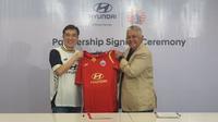 Hyundai Indonesia resmi menjalin kerja sama dengan tim sepakbola Persija. (ist)