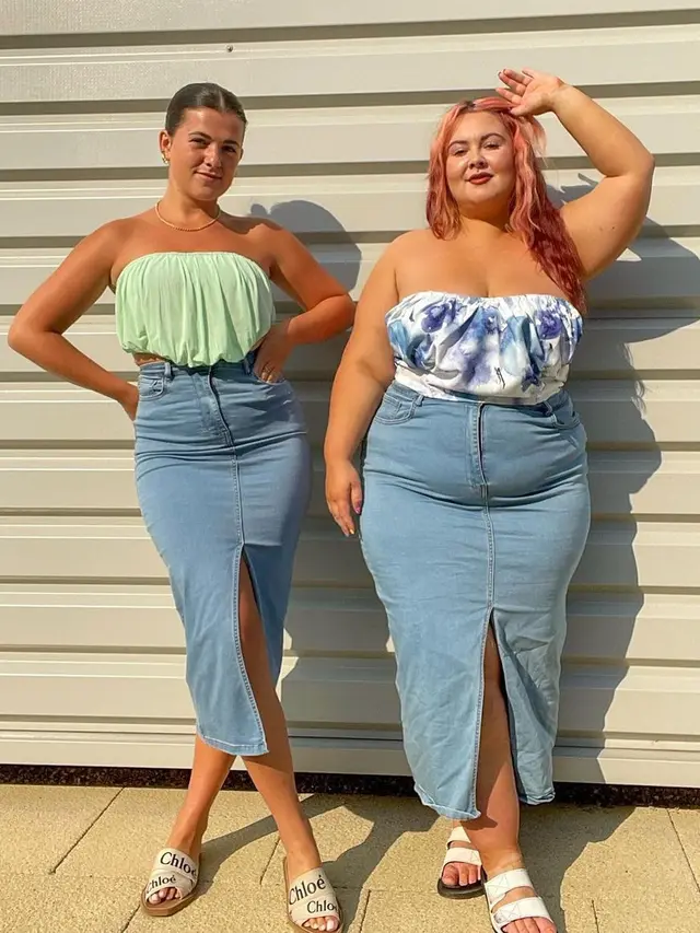 Gaya Fashion Sahabat Berbeda Ukuran Tubuh untuk Kampanyekan Body Positivity