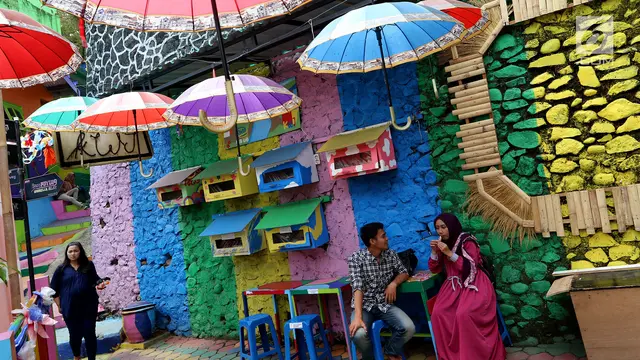 PHOTO: Menelusuri Kampung Warna-warni Malang di Bantaran Sungai Brantas