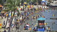 70 Ribu Pengunjung Padati Kawasan Wisata Ancol