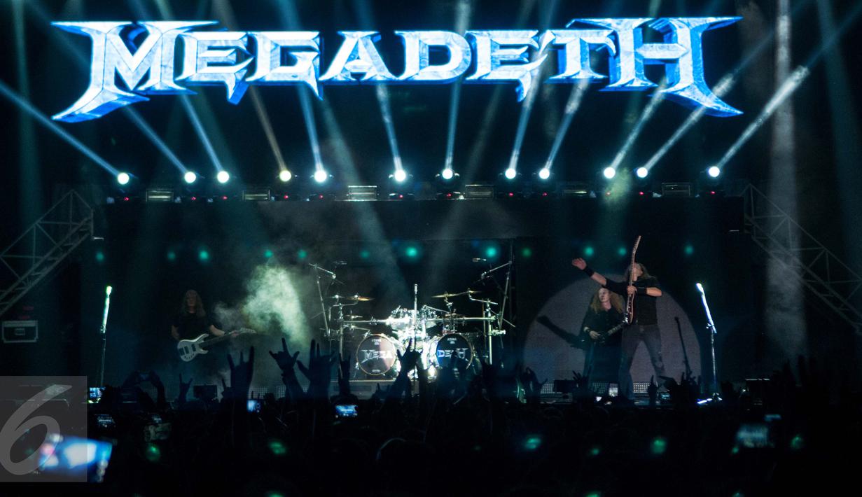 Panasnya Penampilan Megadeth Di Penghujung Hammersonic 2017