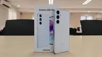 Unboxing & Hands-on Samsung Galaxy A55 5G (Liputan6.com/Robinsyah Aliwafa Zain