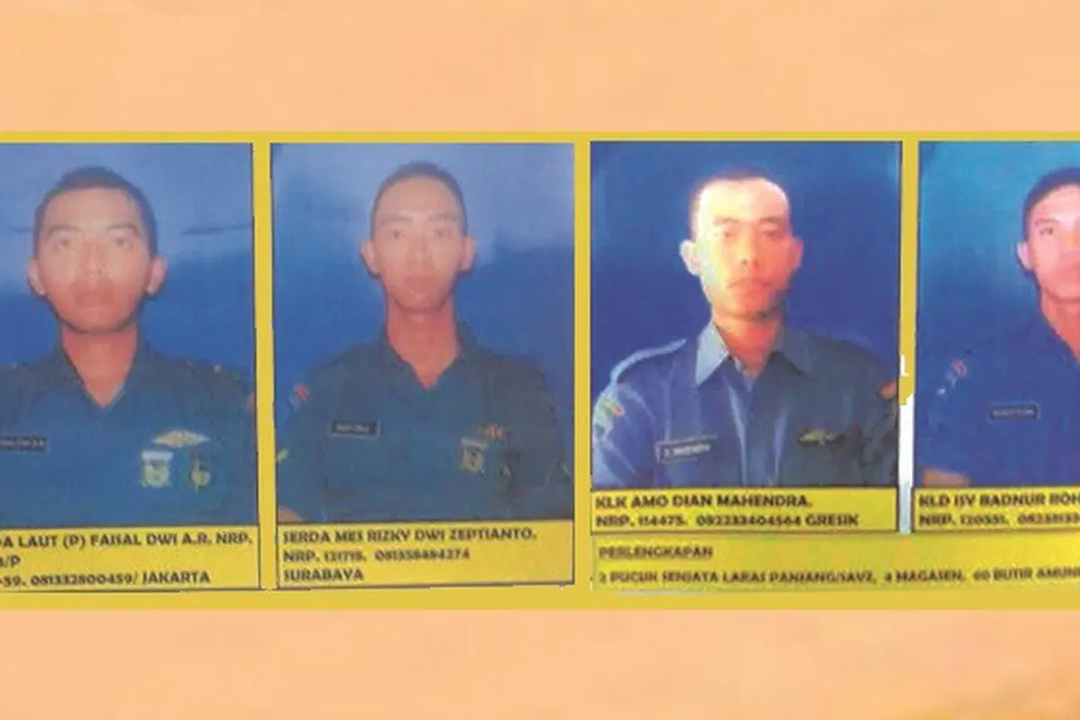 Tak Ada Permintaan Tebusan Atas 4 Prajurit TNI AL yang Hilang