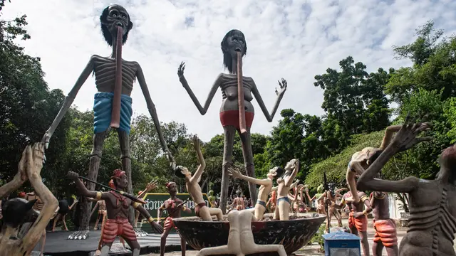 Mengunjungi Taman Siksaan Neraka di Thailand