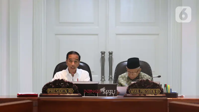 Jokowi Pimpin Ratas Bahas KUR 2020