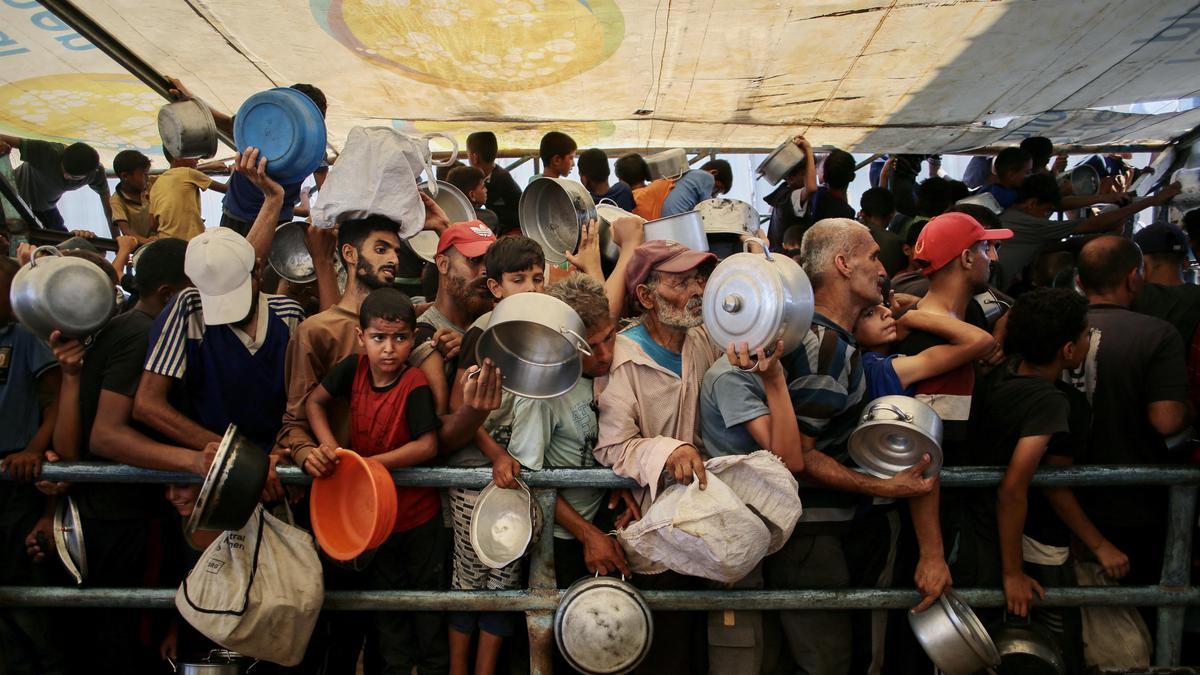 Kelaparan Landa Gaza, Anak-Anak Lemah dan Kurus Kering