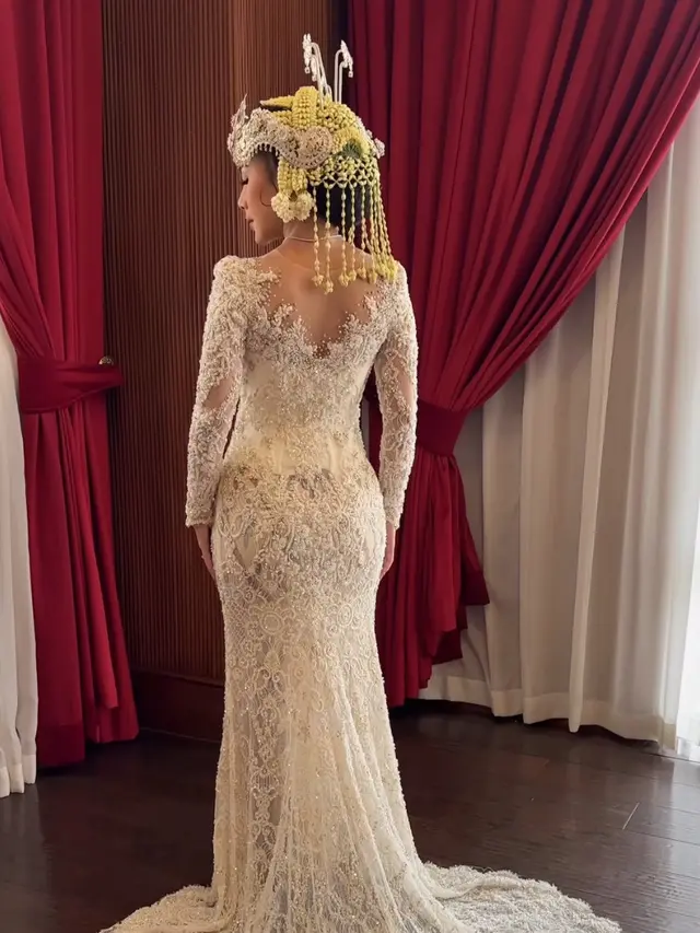 Adinda Thomas Jadi Pengantin Sunda saat Akad Nikah