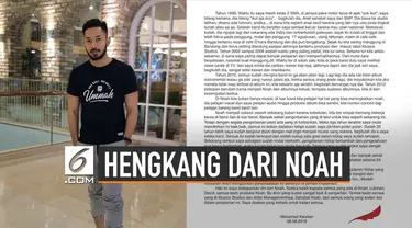 Setelah Reza, kini Uki turut hengkang dari Noah. Ia resmi melepaskan diri dari Noah pada Kamis (8/8/2019).