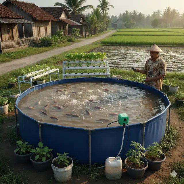 Model Ternak Hemat Lahan 1x1 Meter di Desa