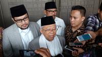 KH Ma'ruf Amin menggelar silaturahim dengan para kyai muda di Malang, Jawa Timur (Liputan6.com/Zainul Arifin)
