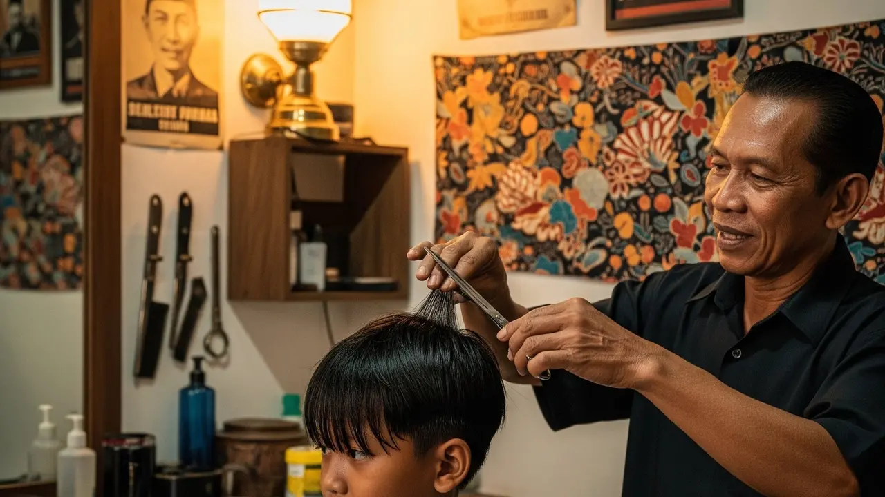 Model Rambut Anak Sekolah SD