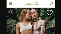 Pasangan selebgram asal Jerman yang meminta dana untuk keliling Afrika. (dok. Instagram @another_beautiful_day_official/https://www.instagram.com/p/ByfINE3l3AI/Dinny Mutiah)