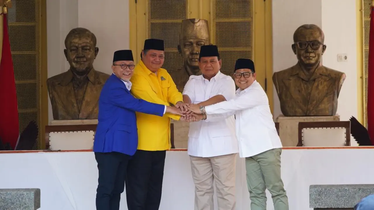 Airlangga bersama Prabowo.