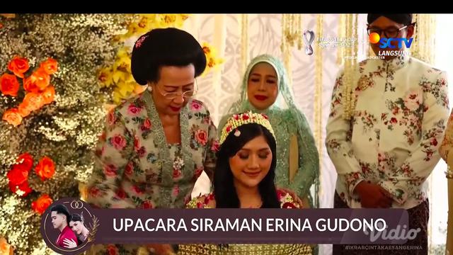 Upacara adat siraman jelang pernikahan Kaesang Pangarep dan Erina Gudono. (vidio.com/sctv)