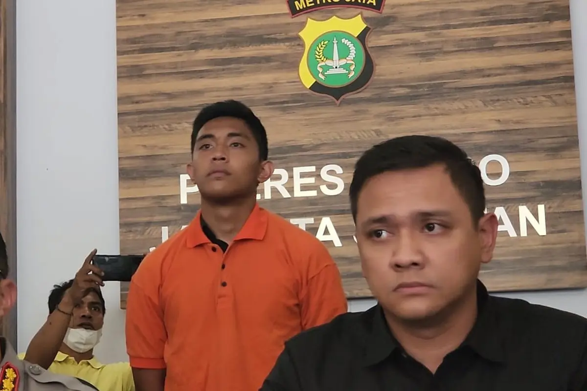 Mario Dandy Satriyo diamankan di Polres Jakarta Selatan. ( Bachtiarudin Alam/Merdeka.com)