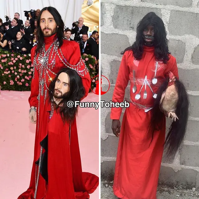 7 Potret Cosplay Low Budget Ala Artis Hollywood Ini Bikin Tepuk Jidat