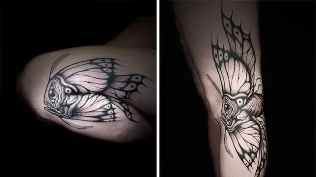 Keren, Ini 7 Ide Tato di Lutut dan Siku yang Bisa Berubah Saat Bergerak