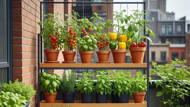 Trik Menyusun Pot Kebun Sayur Supaya Rapi di Teras Sempit