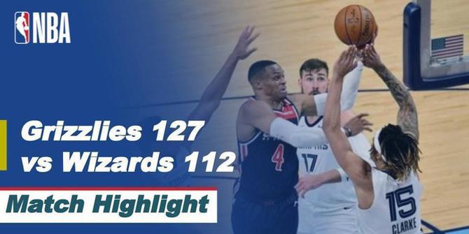 VIDEO: Highlights NBA, Memphis Grizzlies Bungkam Washington Wizards 127-112