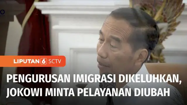 VIDEO: Presiden Jokowi Minta Pengurusan Visa dan KITAS Diubah Total