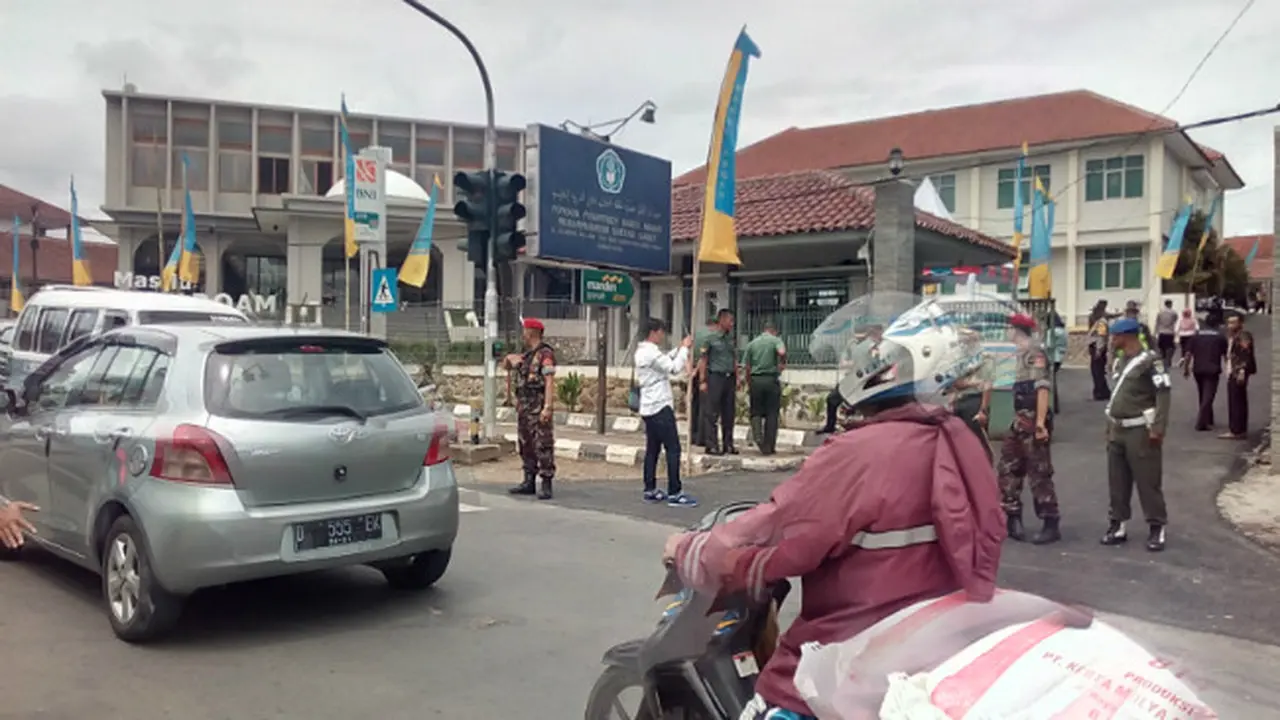 Pengamanan Presiden Jokowi di Garut